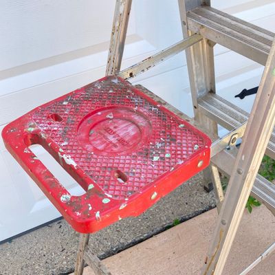 LOT 56: Pair of Werner Aluminum Step Ladders - 4 Foot and 6 Foot