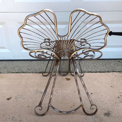LOT 89: Unique Find - Metal Butterfly Chair