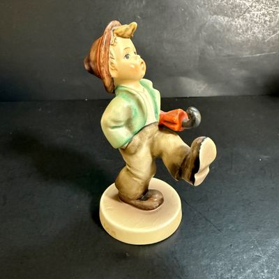 LOT 52: Set of 3 Goebel Hummel Figures - On Secret Path, Merry Wanderer and Traveler