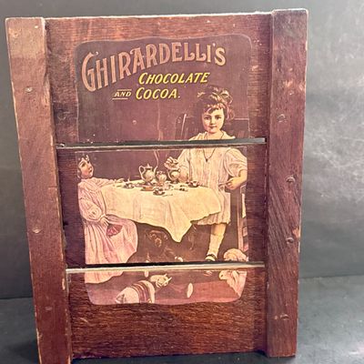 LOT 130: Vintage Advertisement Replicas on Tin and Wood