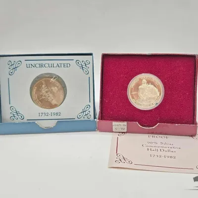 1410 90 silver george washington half dollars 25g