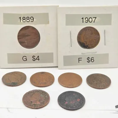 1604 united states indian head pennies