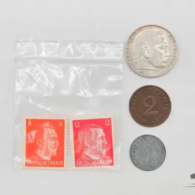 1706 german coins and stamps