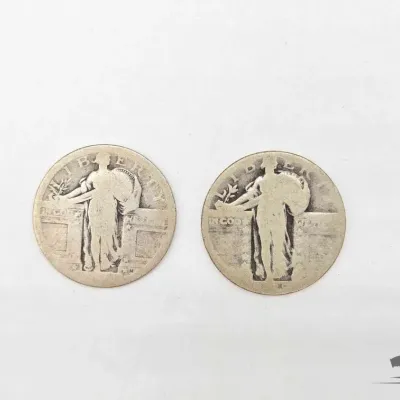 1412 90 silver walking liberty quarters 11 5g