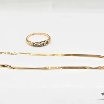 731 14kt gold jewelry 3 0g
