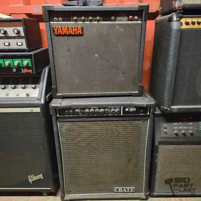 6112 yamaha bass amp and crate b 60 bass amp