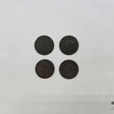 1608 4 1802 1831 large cents