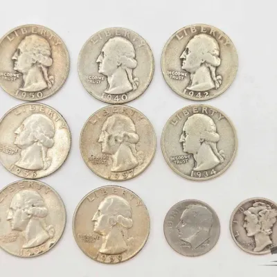 1408 90 silver coins