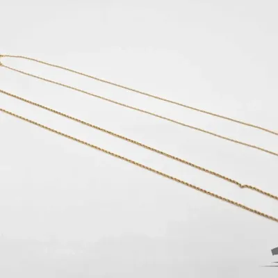 723 14kt gold chain necklaces 4 0g
