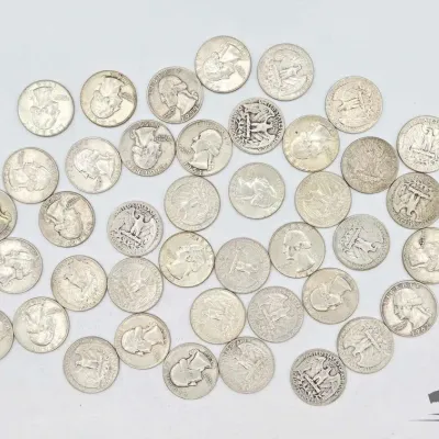 1392 90 silver quarters 254 7g