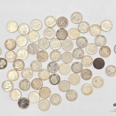 1394 90 silver dimes 148 4g