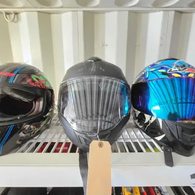 5070 3 motorcycle helmets