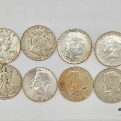 1398 90 silver half dollars 99 6g