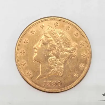 554 1889 20 liberty head coin 33 3g