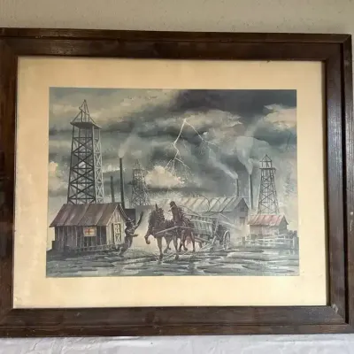 “Good Oil Days” Signed Vince Semary 1921