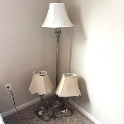 3 Matching Lamps