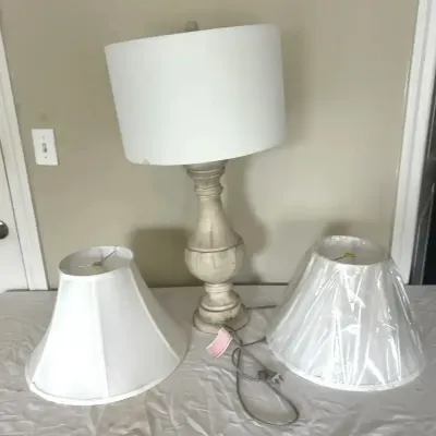 Lamp & 2 Shades