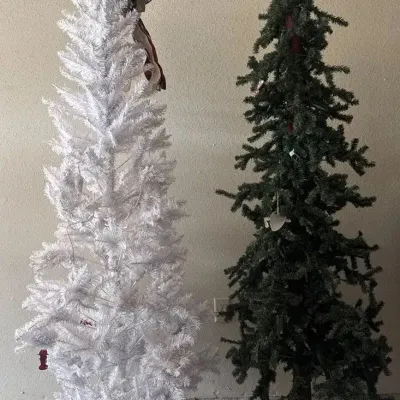 Two Holiday Trees