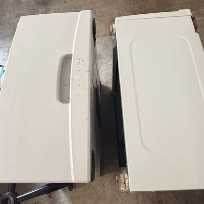 White Appliance Pedestals