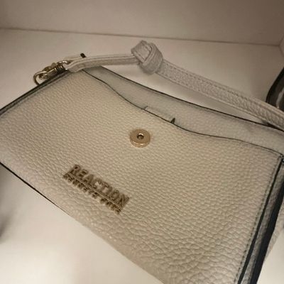 Kenneth Cole Reaction Pebbled Faux Leather Wristlet