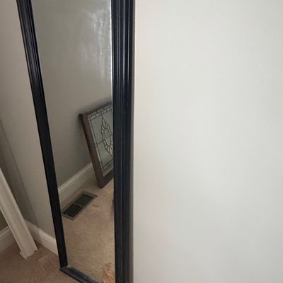 Better Homes & Gardens Black Rectangle Full-Length Mirror