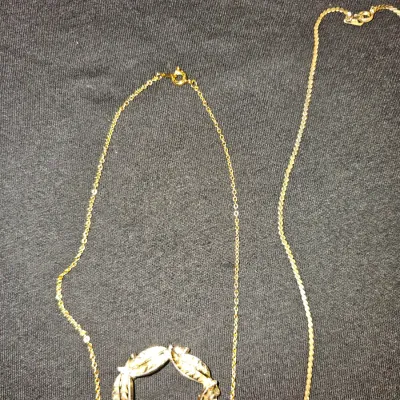 Vintage Gold Necklace and Brooch Jewelry Lot | Beautiful Pieces