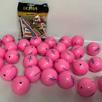 Pink Bridgestone Golf Balls & Golf Tees