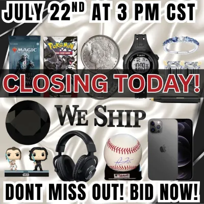 For more information and to place your bids, kindly visit us at https://garnetgazelle.hibid.com/ BID NOW!