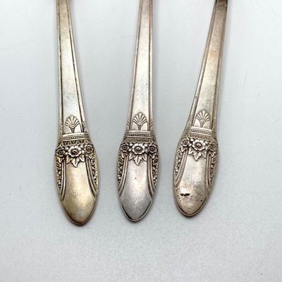 LOT 316: Rogers Bros "First Love" Silver Plated Flatware