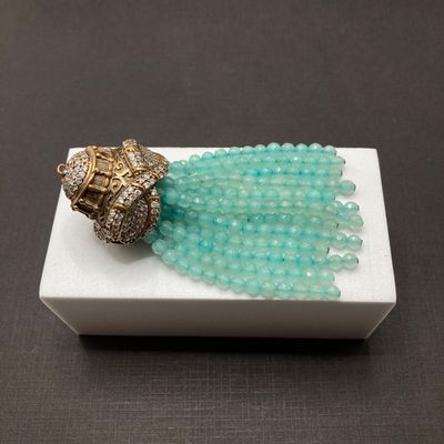 LOT 241: Vintage Pendant Collection - Beaded Tassel, Hearts, Faceted and More