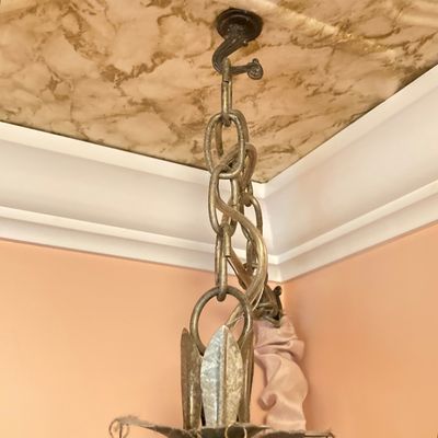 LOT 230: Vintage Hanging Electric Chandelier