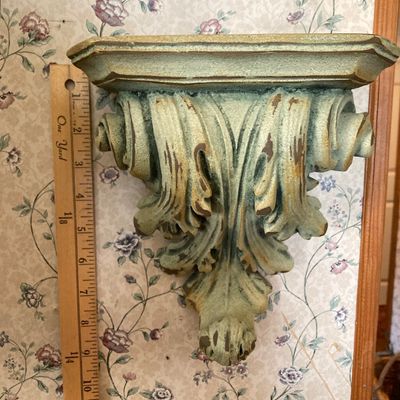 LOT 231: Home Decor - Decorative Wall Scones, Mirror, Urn Style Planter and More