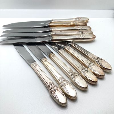 LOT 316: Rogers Bros "First Love" Silver Plated Flatware