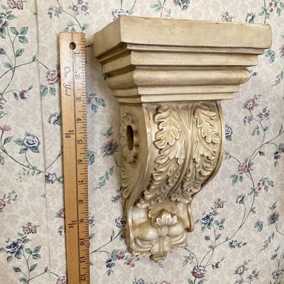 LOT 231: Home Decor - Decorative Wall Scones, Mirror, Urn Style Planter and More