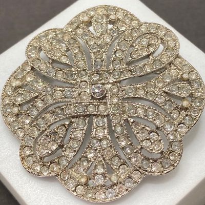 LOT 239: Collection of Three Vintage Rhinestone Brooches / Pins