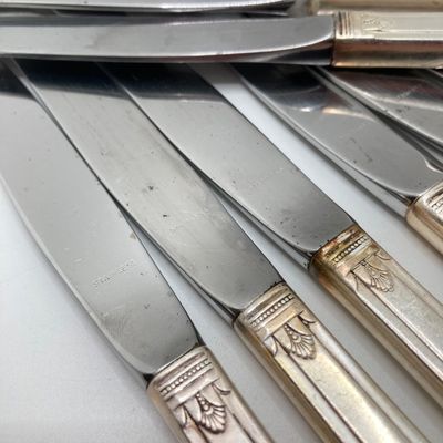 LOT 316: Rogers Bros "First Love" Silver Plated Flatware