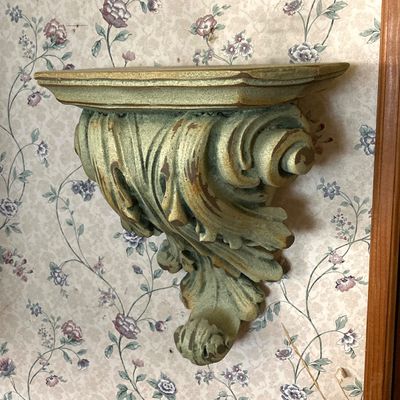 LOT 231: Home Decor - Decorative Wall Scones, Mirror, Urn Style Planter and More