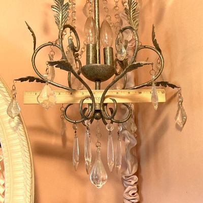 LOT 230: Vintage Hanging Electric Chandelier