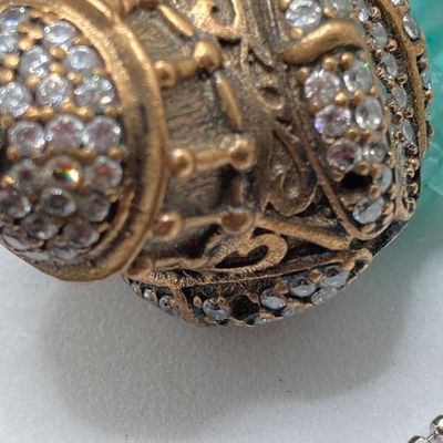 LOT 241: Vintage Pendant Collection - Beaded Tassel, Hearts, Faceted and More
