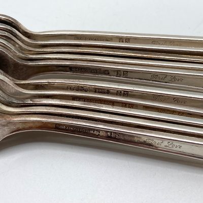 LOT 316: Rogers Bros "First Love" Silver Plated Flatware