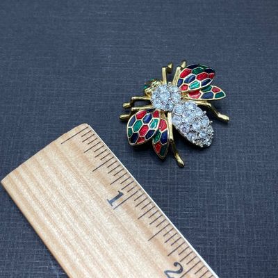 LOT 239: Collection of Three Vintage Rhinestone Brooches / Pins