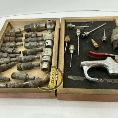Vintage Set Of Assorted High-Pressure Fittings For Hydraulic System