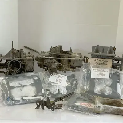 65 Mustang, Holley Spread Bore, & Vintage 2 Barrel Carburetor 