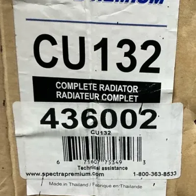 “ SPECTRA- PREMIUM RADIATOR”