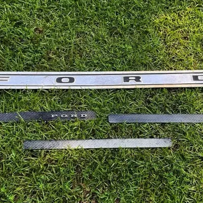Vintage Ford Bumper & Decals 