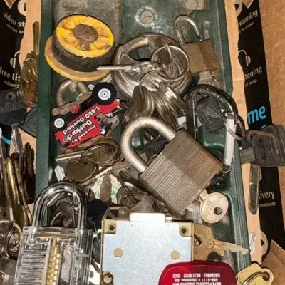 VINTAGE PADLOCKS - KEYS - BLANK “ FORD” KEYS