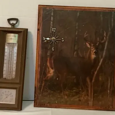 WEATHER STATION / DEER CLOCK