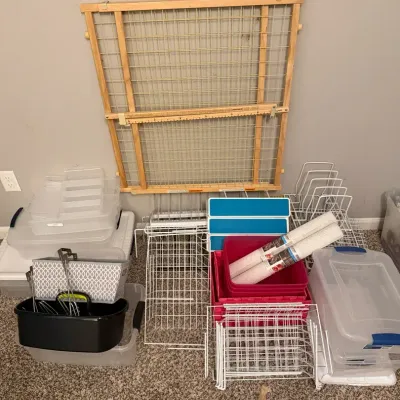 Metal And Plastic Storage And Organization Items