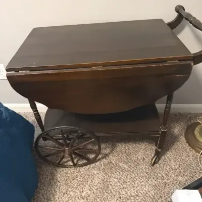 Wooden Tea Cart