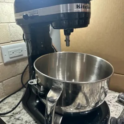 Black Kitchen Aid Stand Mixer